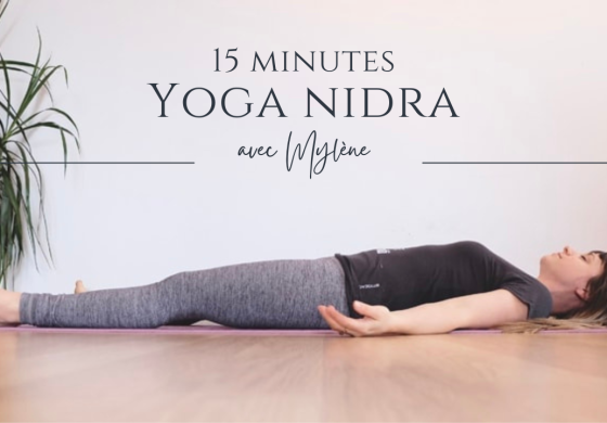 Black and White Simple Minimalist Yoga Class Youtube Thumbnail